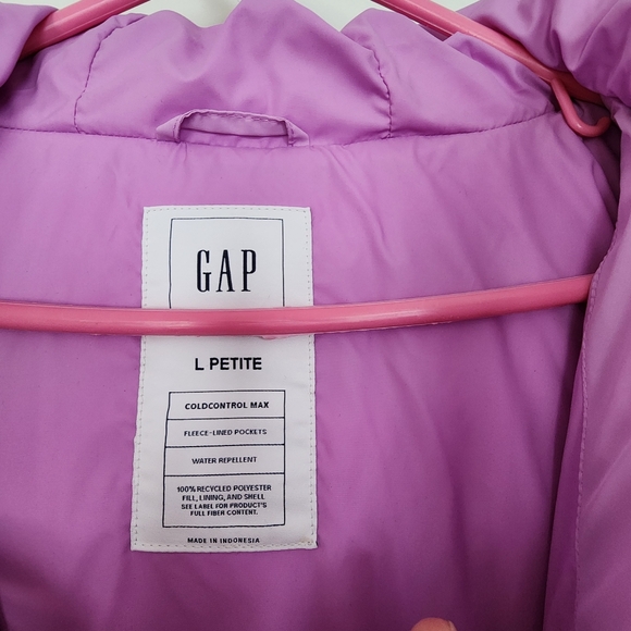 GAP ColdControl Upcycled Puffer Coat Jacket Sz Large - Picture 7 of 10